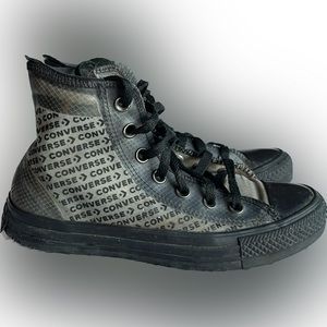 Converse translucent Chuck Taylor High tops.  Size 4 men size 6 women. Unisex.